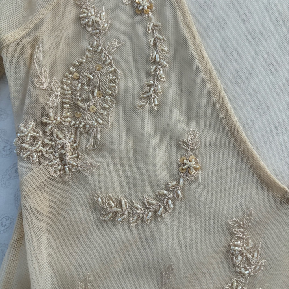 Ny&co lace beaded blouse - Picture 2 of 4